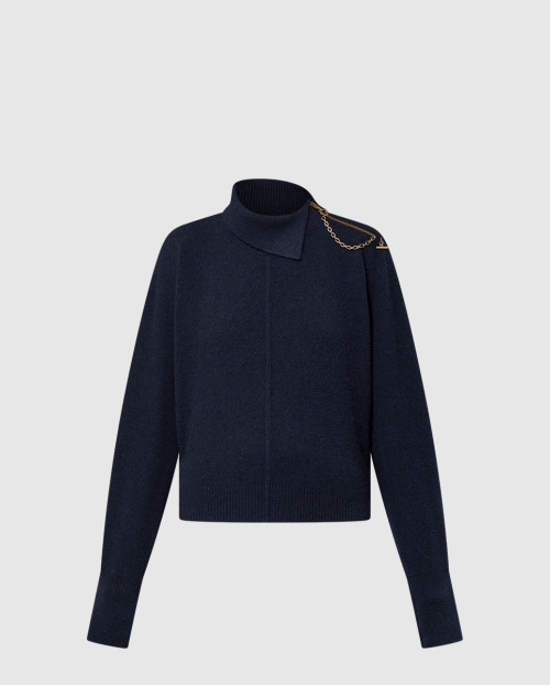 [LOUIS VUITTON-루이비통]트위스트 칼라 니트 풀오버 1AI988