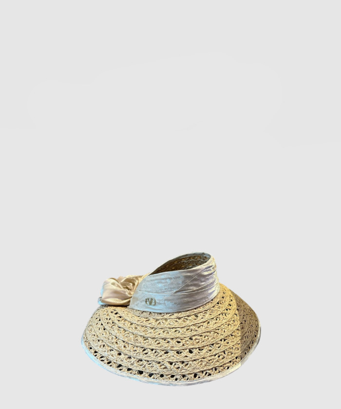 레플리카|이미테이션 valentino-발렌티노홀로우-라피아-대형-챙-리본-리본-밀짚모자