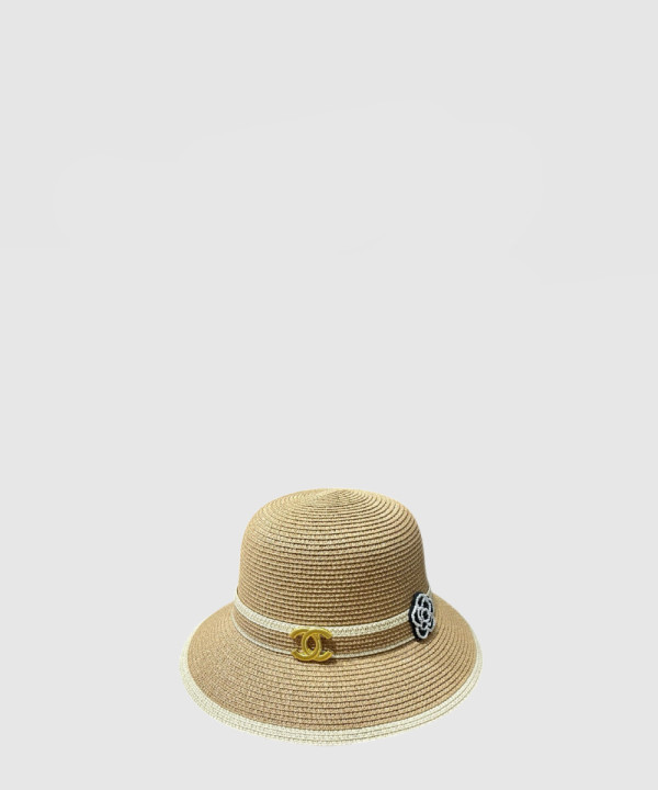 [CHANEL-샤넬]프랑스 레트로 콘트라스트 컬러 선햇 AA3453