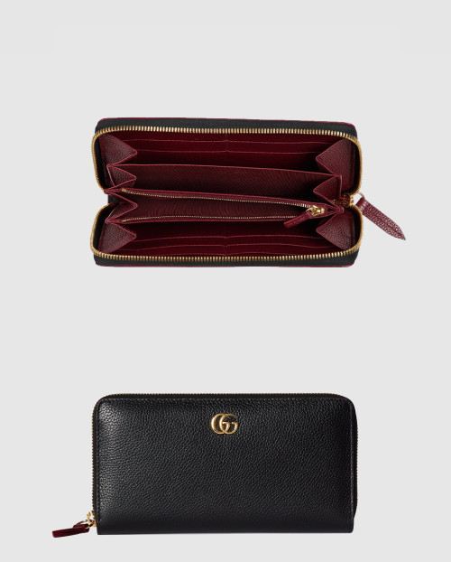 [GUCCI-구찌]GG 마몽 바이컬러 지퍼 지갑 456117