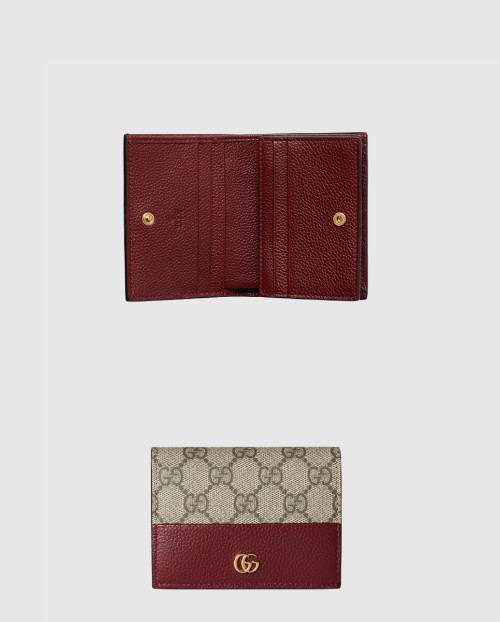 [GUCCI-구찌]GG 마몽 바이컬러 미니 지갑 841358