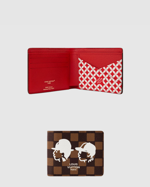 [LOUIS VUITTON-루이비통]멀티플 월릿 다미에 프렌드쉽  반지갑 N40777