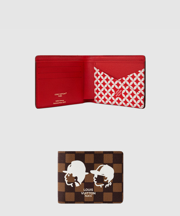 [LOUIS VUITTON-루이비통]멀티플 월릿 다미에 프렌드쉽  반지갑 N40777
