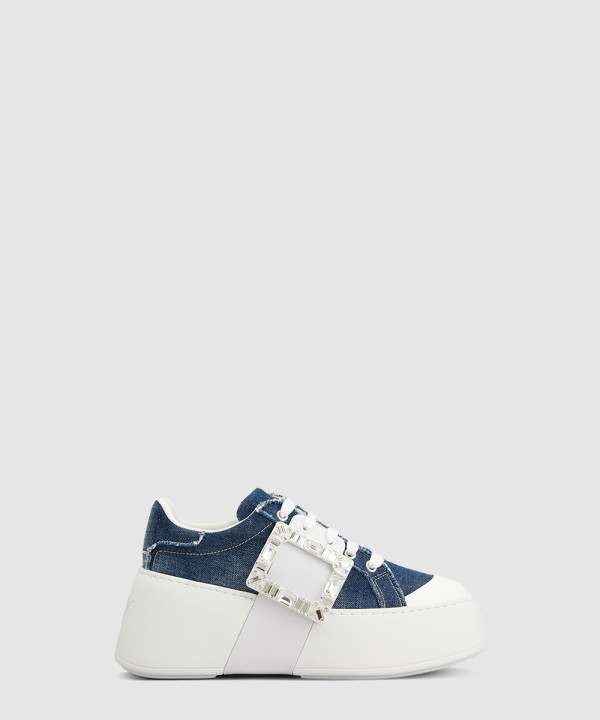 [ROGER VIVIER-로저비비에]데님 스니커즈 7373