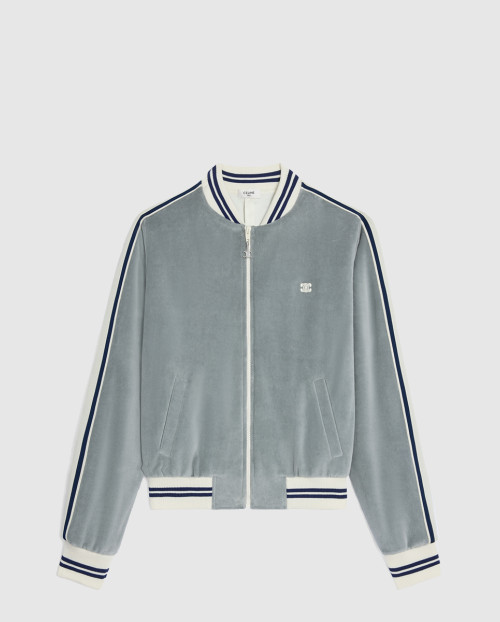 [CELINE-셀린느]테디 트랙수트 재킷 벨벳 저지 RV0R17