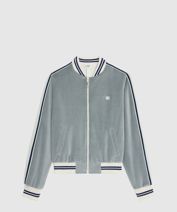 [CELINE-셀린느]테디 트랙수트 재킷 벨벳 저지 RV0R17