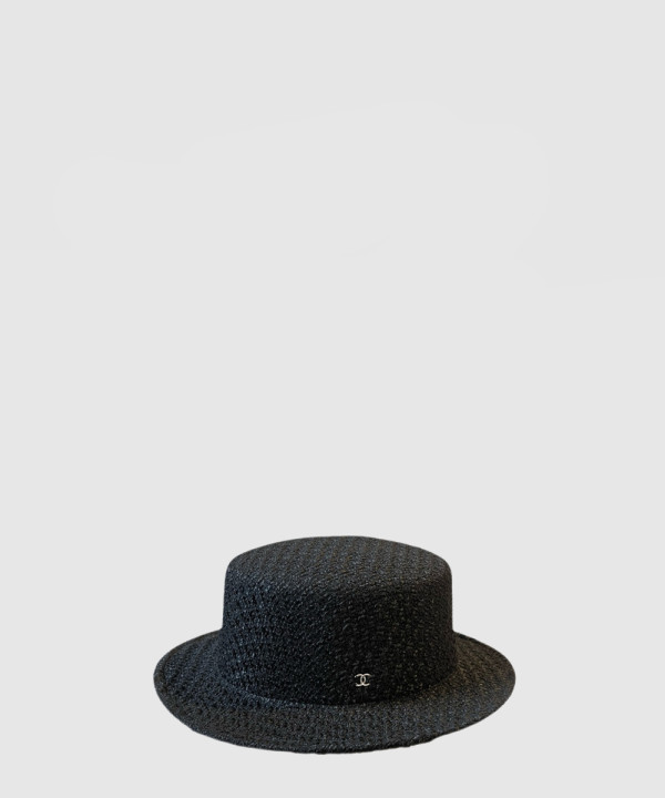 [CHANEL-샤넬]트위드 보터 모자 AA1259