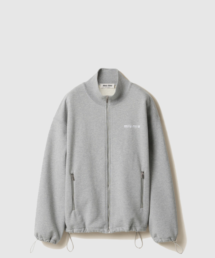 레플리카|이미테이션 miumiu-미우미우코튼-프리스-지퍼-스웨트셔츠-mjl042