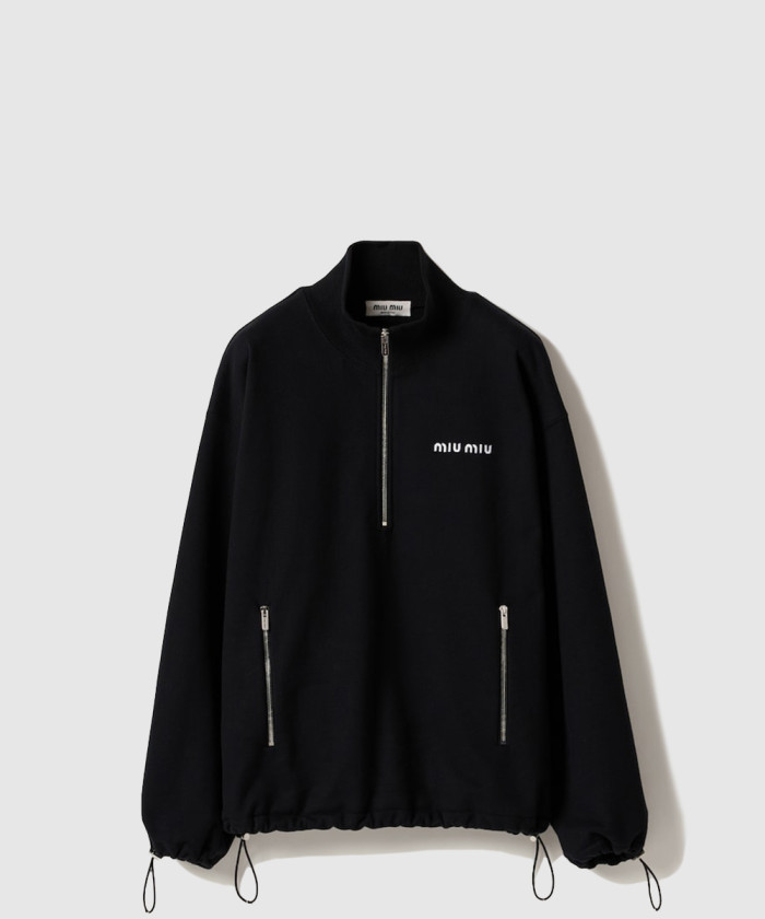 레플리카|이미테이션 miumiu-미우미우코튼-플리스-지퍼-스웨트셔츠-mjl043
