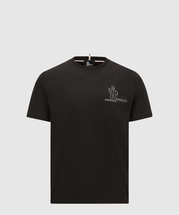 [MONCLER-몽클레어]엠보싱 로고 코튼 티셔츠
