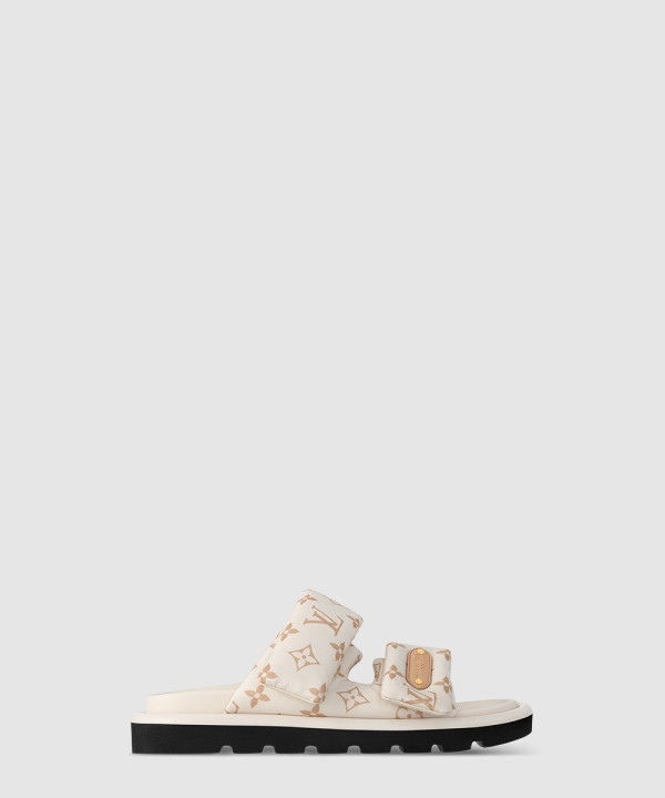 [LOUIS VUITTON-루이비통]풀 필로우 플랫 컴포트 뮬 1AHMDX