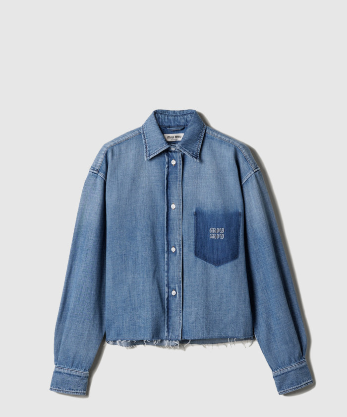 레플리카|이미테이션 miumiu-미우미우데님-셔츠-gwc132