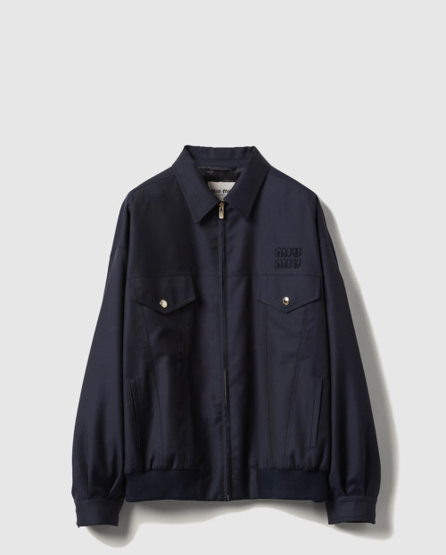 [MIUMIU-미우미우]바타비아 블루종 재킷 ML1059