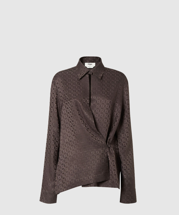 [FENDI-펜디]실크 FF 자카드 셔츠 FS8287