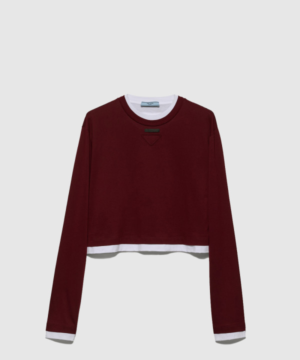 [PRADA-프라다]롱 슬리브 저지 티셔츠 34668