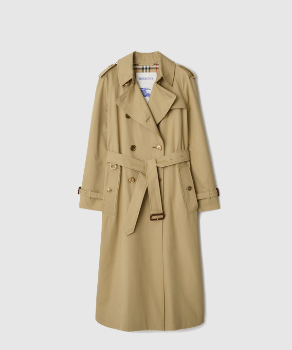 [BURBERRY-버버리]롱 개버딘 워털루 트렌치코트 81111521