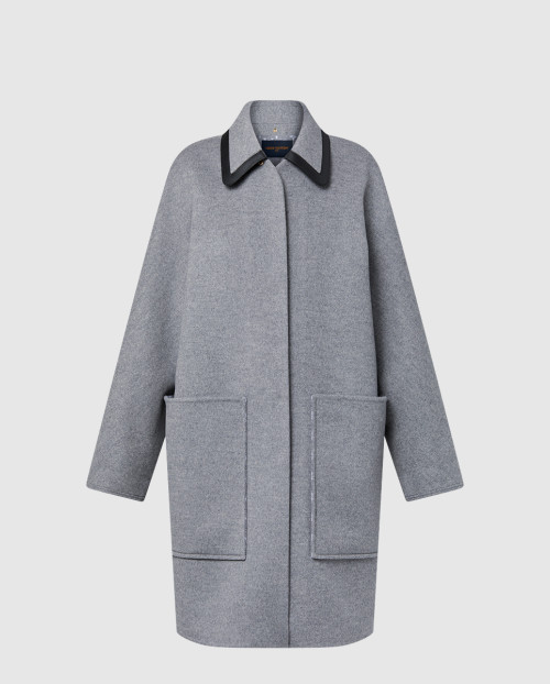 [LOUIS VUITTON-루이비통]리무버블 칼라 더블 페이스 코트 1AHZMS