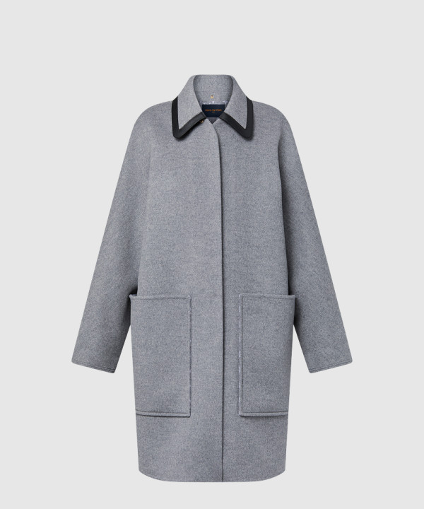 [LOUIS VUITTON-루이비통]리무버블 칼라 더블 페이스 코트 1AHZMS