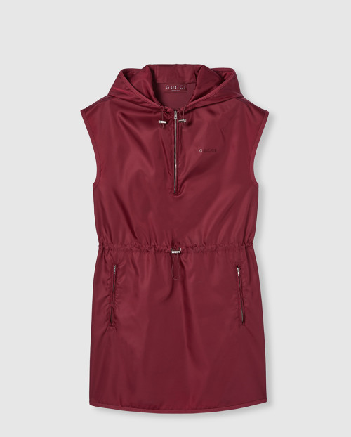 [GUCCI-구찌]로고가 있는 고급 나일론 드레스 835779