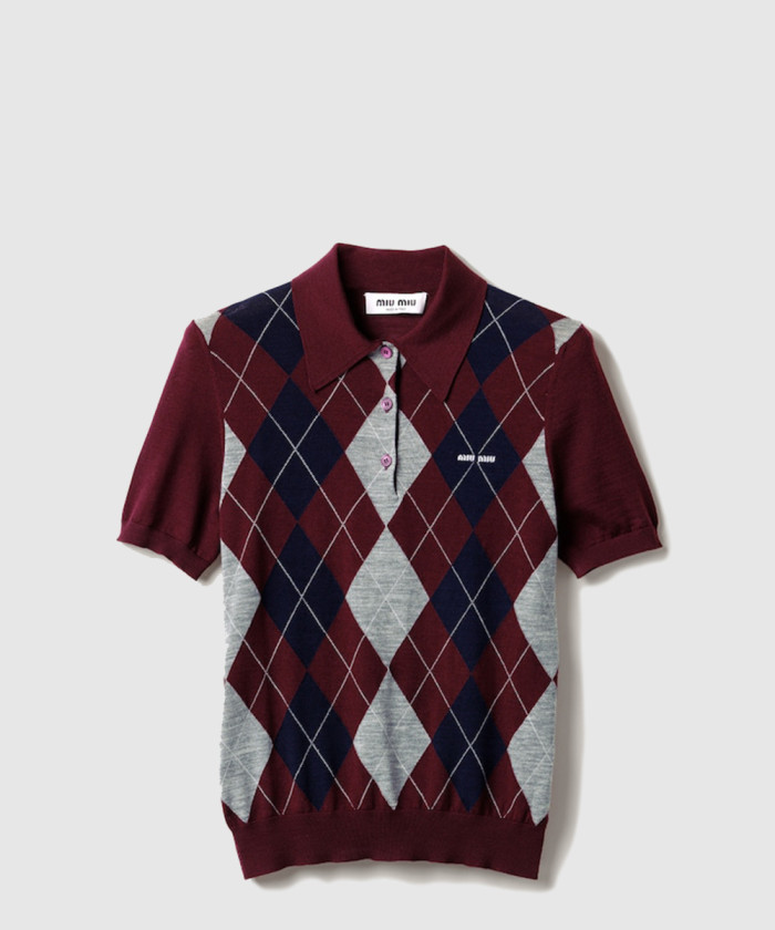 레플리카|이미테이션 miumiu-미우미우울-폴로-셔츠-mmlb66