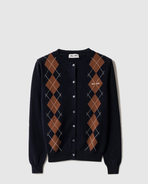 [MIUMIU-미우미우]캐시미어 가디건 MMF988