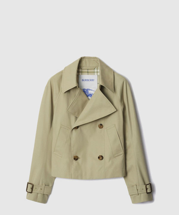 [BURBERRY-버버리]코튼 블렌드 트렌치 재킷 81063411