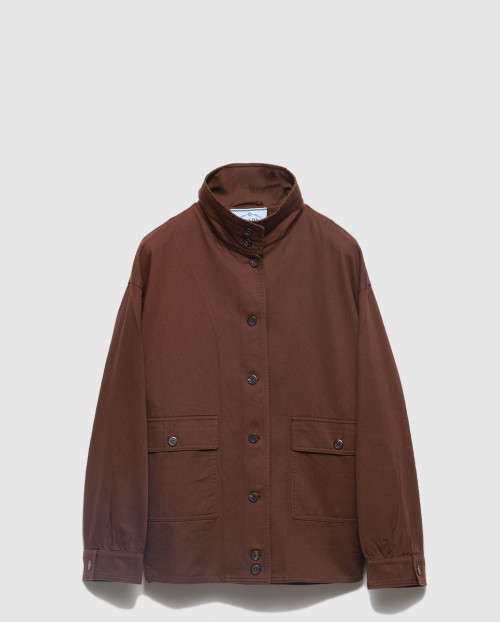 [PRADA-프라다]올드 개버딘 코튼 셔츠 재킷 P8011