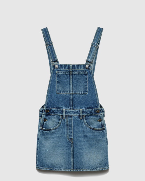 [PRADA-프라다]데님 빕 오버롤 미니드레스 GFA132