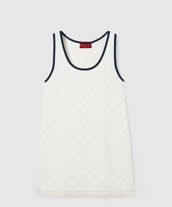 [GUCCI-구찌]GG 파인 코튼 자카드 드레스 836302