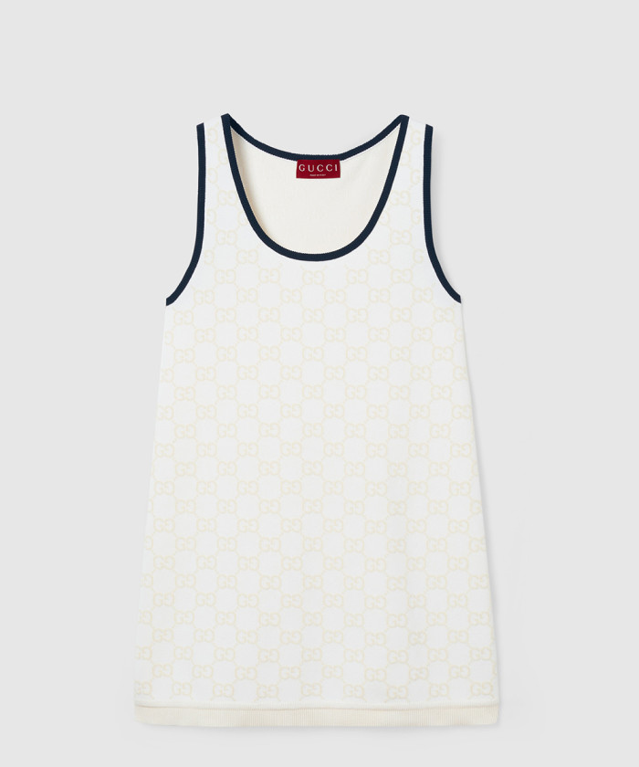 레플리카|이미테이션 gucci-구찌gg-파인-코튼-자카드-드레스-836302