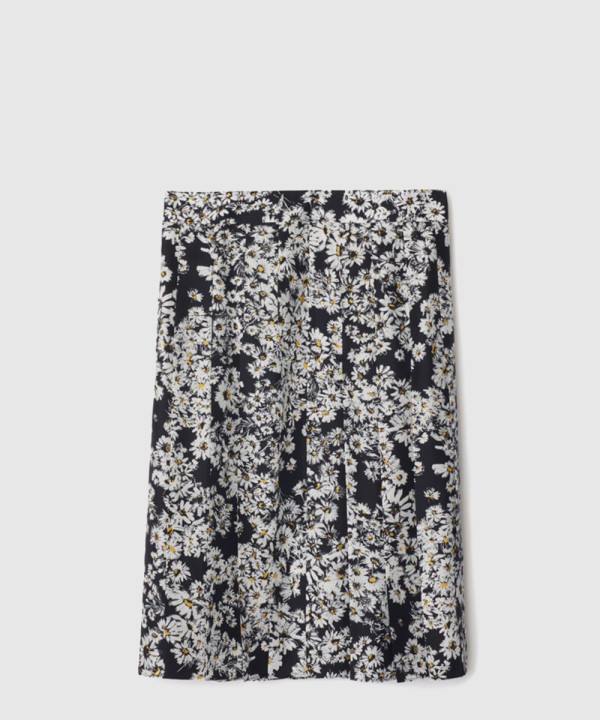 [BURBERRY-버버리]플리츠 데이지 실크 스커트 81050741