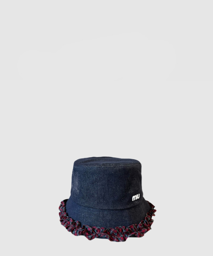 레플리카|이미테이션 miumiu-미우미우레트로-스타일리시-캐주얼-데일리-모자-5hc761-1