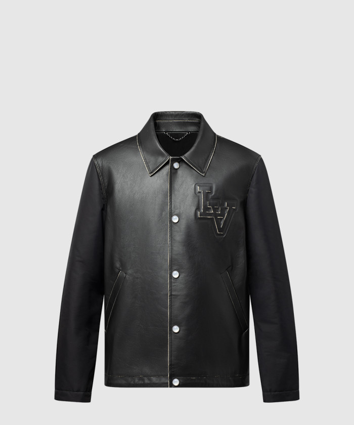 레플리카|이미테이션 louis-vuitton-루이비통빈티지-이펙트-레더-앤드-나일론-코치-재킷