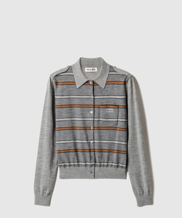 [MIUMIU-미우미우]울 가디건 MMF989