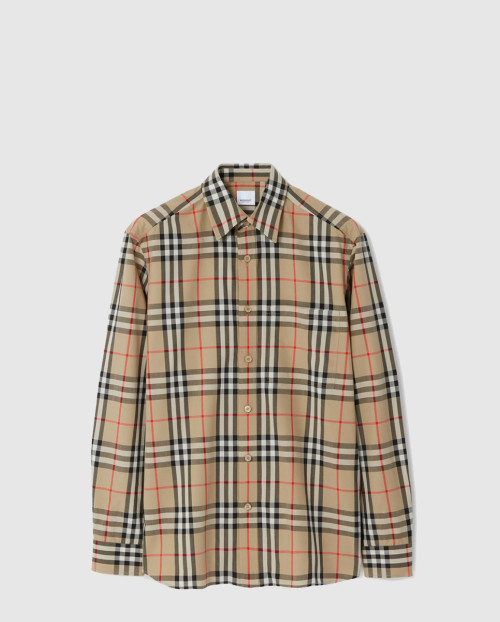 [BURBERRY-버버리]체크 코튼 셔츠 80705771