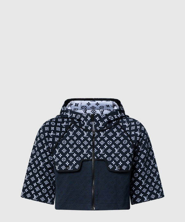 [LOUIS VUITTON-루이비통]크롭 MS 후드 집업 점퍼 1AI807