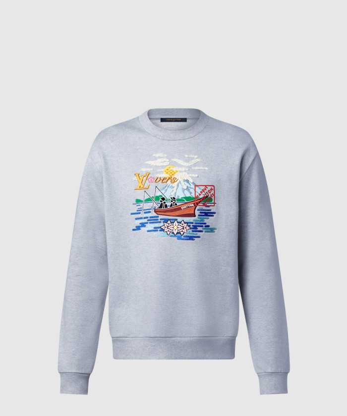 레플리카|이미테이션 louis-vuitton-루이비통엠브로이더드-스웨트셔츠-1aimm7