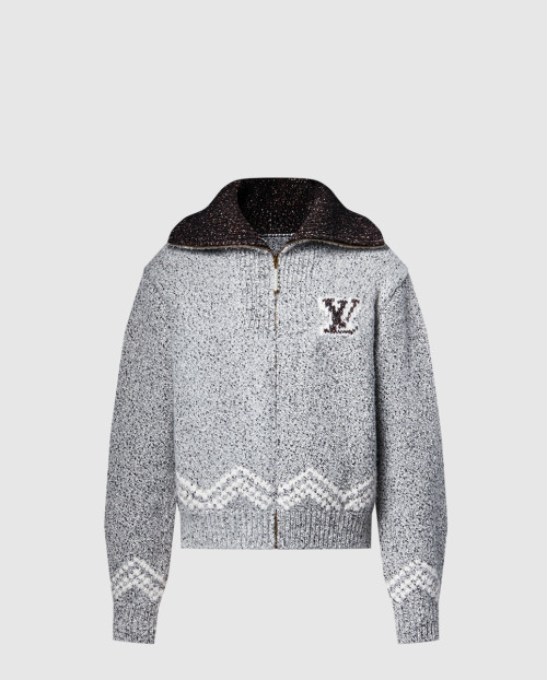 [LOUIS VUITTON-루이비통]지퍼 니티드 블루종 1AIMD2