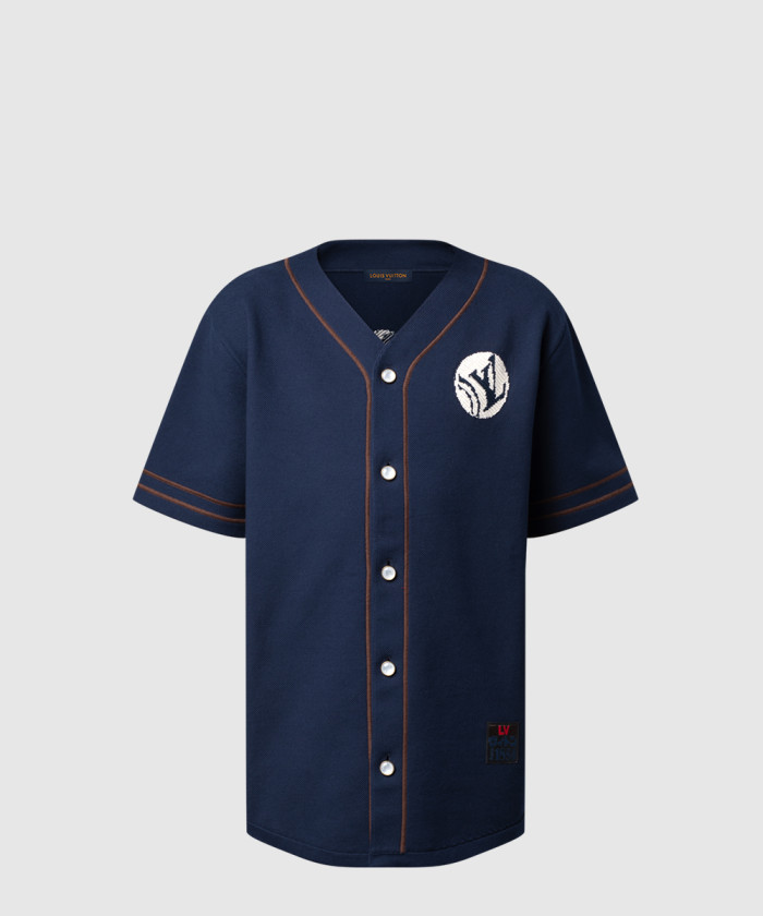 레플리카|이미테이션 louis-vuitton-루이비통니티드-쇼트-슬리브드-베이스볼-셔츠-1aimcs