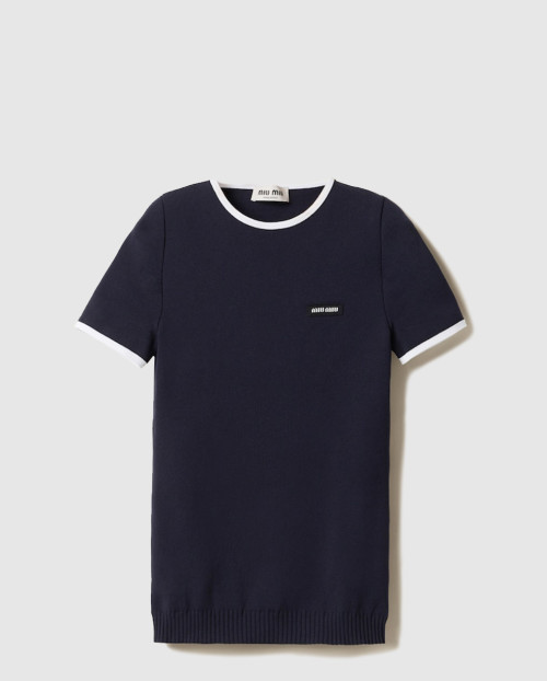 [MIUMIU-미우미우]기능성 원사 크루넥 스웨터 MMLA88