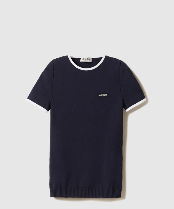 [MIUMIU-미우미우]기능성 원사 크루넥 스웨터 MMLA88