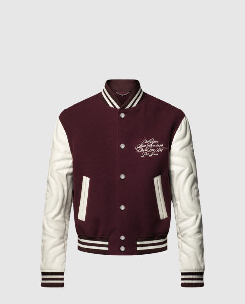 [LOUIS VUITTON-루이비통]엠브로이더드 카프스킨 바시티 재킷 1AGJC7