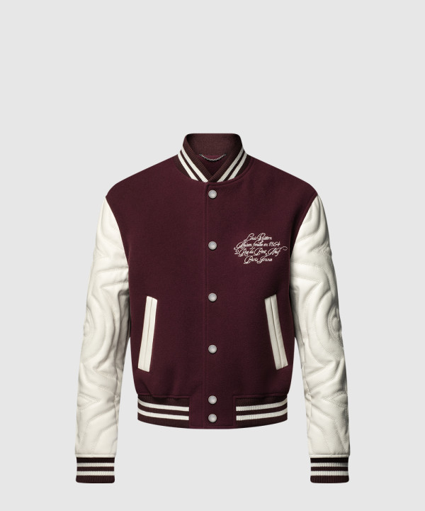 [LOUIS VUITTON-루이비통]엠브로이더드 카프스킨 바시티 재킷 1AGJC7