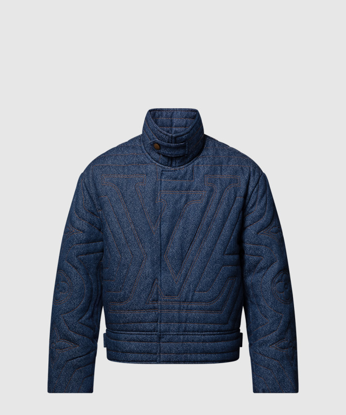 레플리카|이미테이션 louis-vuitton-루이비통퀼티드-데님-재킷-1agimx