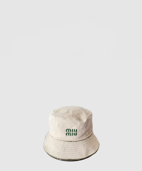 [MIUMIU-미우미우]코튼 버킷 햇 5HC699