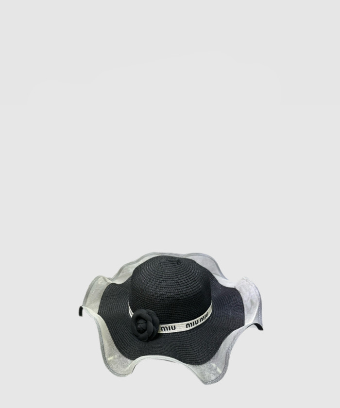 레플리카|이미테이션 miumiu-미우미우챙-넓은-밀짚모자-5hc794