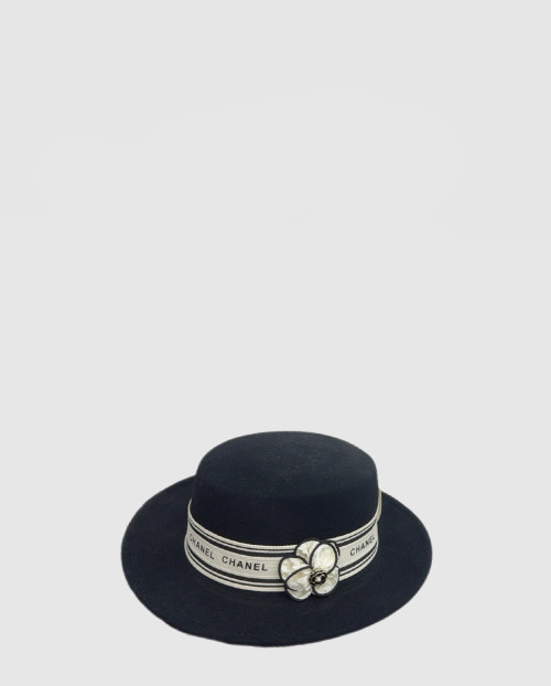 [CHANEL-샤넬]넓은 챙 플랫 탑 모자 AA7811
