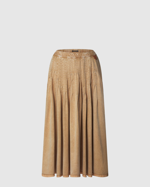 [LOUIS VUITTON-루이비통]플리티드 저지 맥시 스커트 1AIRAA