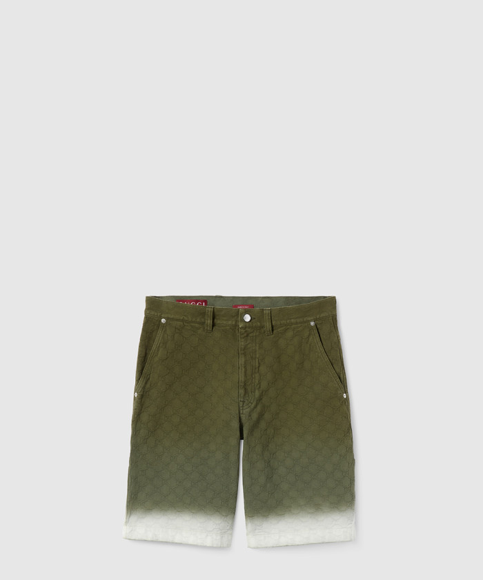 레플리카|이미테이션 gucci-구찌표백-gg-코튼-데님-쟈가드-쇼츠-832377