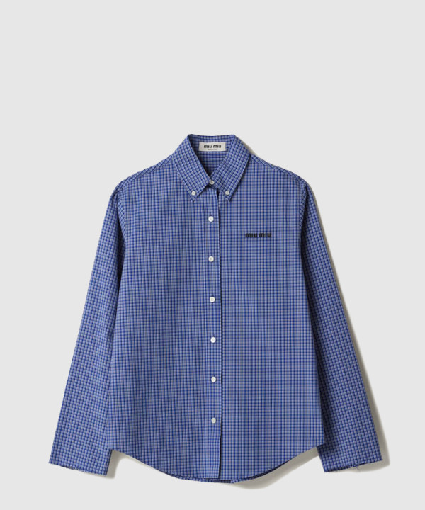 [MIUMIU-미우미우]체크 셔츠 MK1842